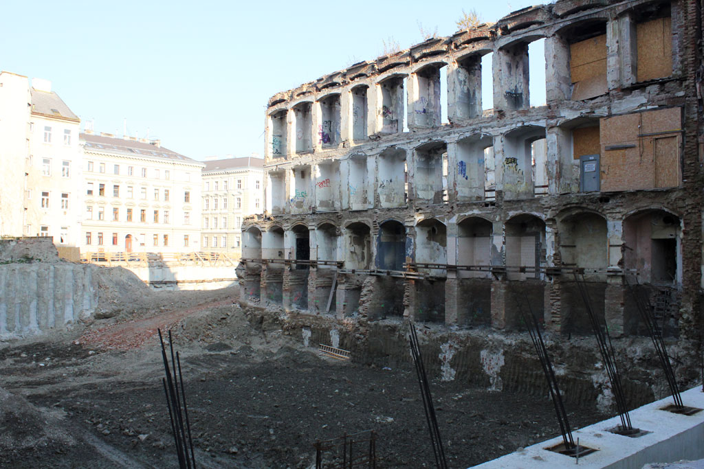 Ruined colosseum